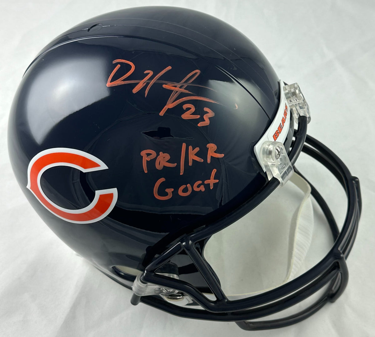 Darnell Mooney Chicago Bears Signed Black Eclipse Mini Football Helmet: BM  Authentics – HUMBL Authentics