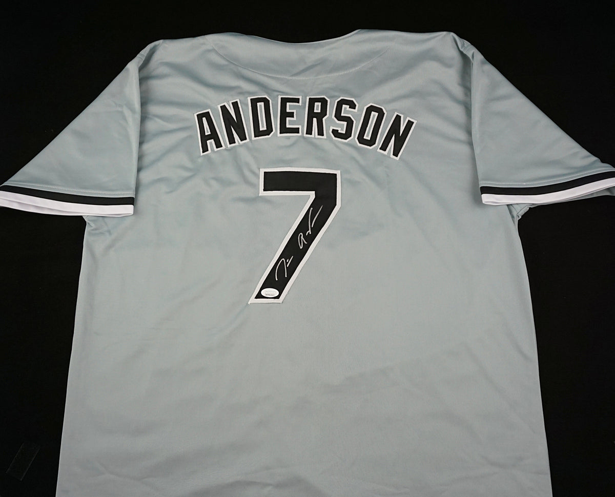 Tim Anderson TA7 Autographed Black Baseball Jersey, JSA COA: BM Authentics  – HUMBL Authentics
