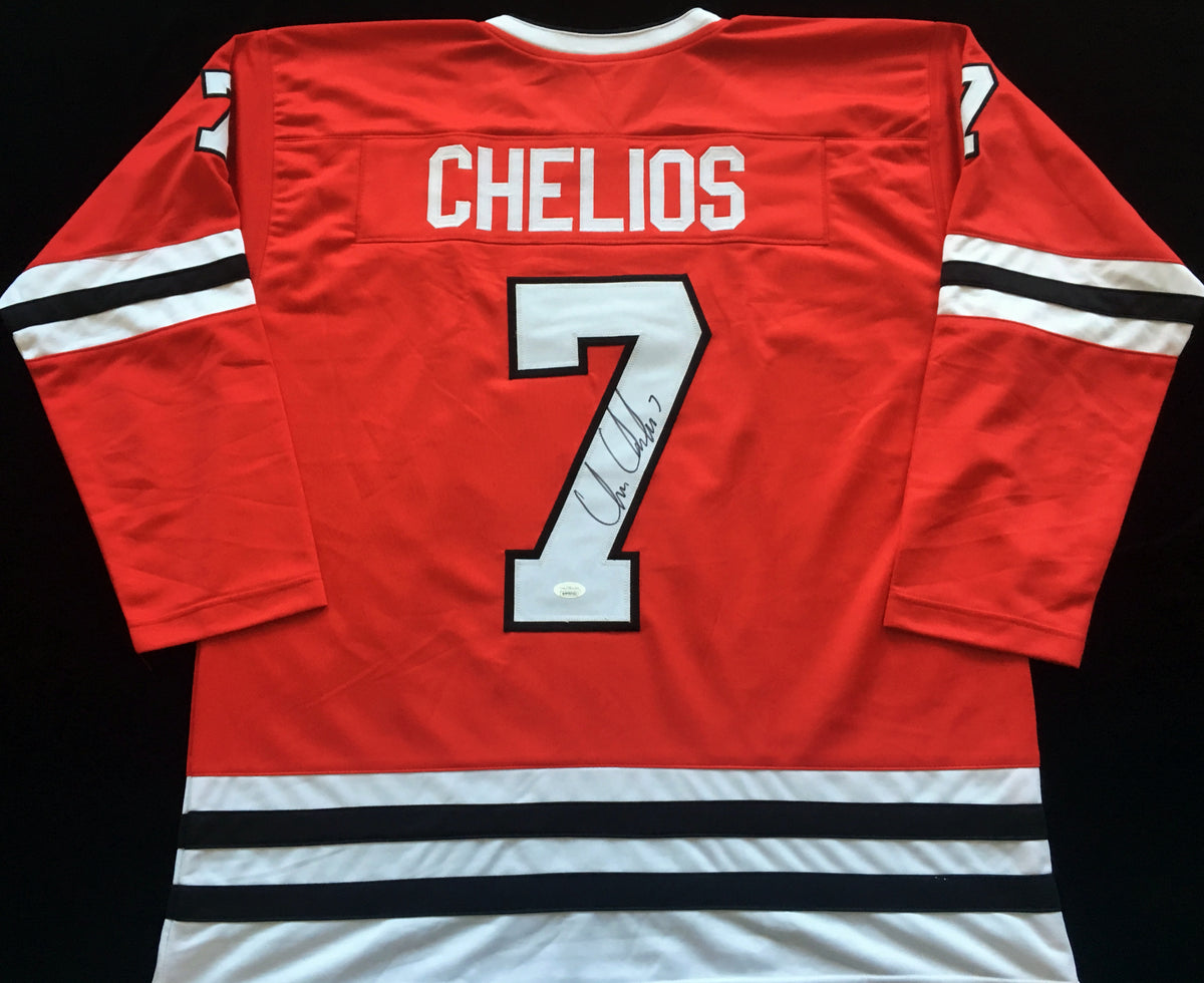 Chris Chelios Signed Chicago Blackhawks Jersey - CharityStars