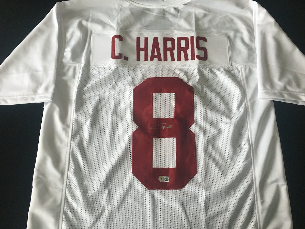 Christian Harris Autographed Blue Jersey: BM Authentics – HUMBL