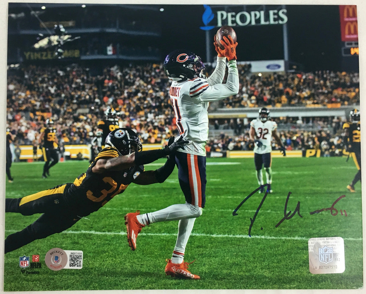 Darnell Mooney Chicago Bears Signed 16x20 TD Photo