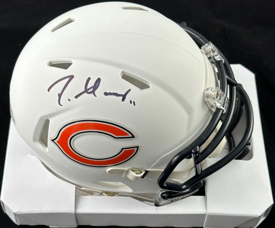 Darnell Mooney Chicago Bears Signed White Mini Football Helmet: BM  Authentics – HUMBL Authentics