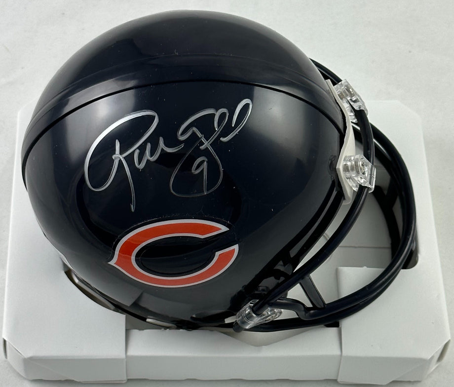 Robbie Gould Autographed Chicago Bears White Matte Mini Helmet: BM  Authentics – HUMBL Authentics