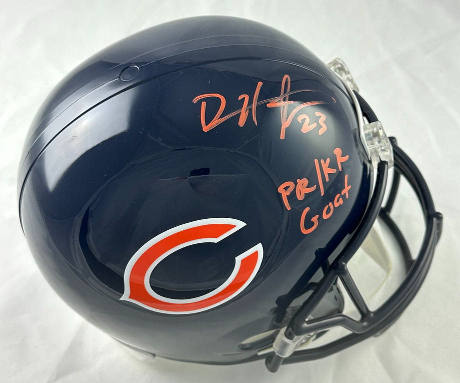 Darnell Mooney Chicago Bears Signed Blue Full-Size Speed Replica Football  Helmet: BM Authentics – HUMBL Authentics