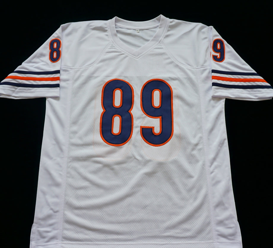 Mike Ditka Orange Name & Number Logo - #89 Football Chicago Bears T-Shirt