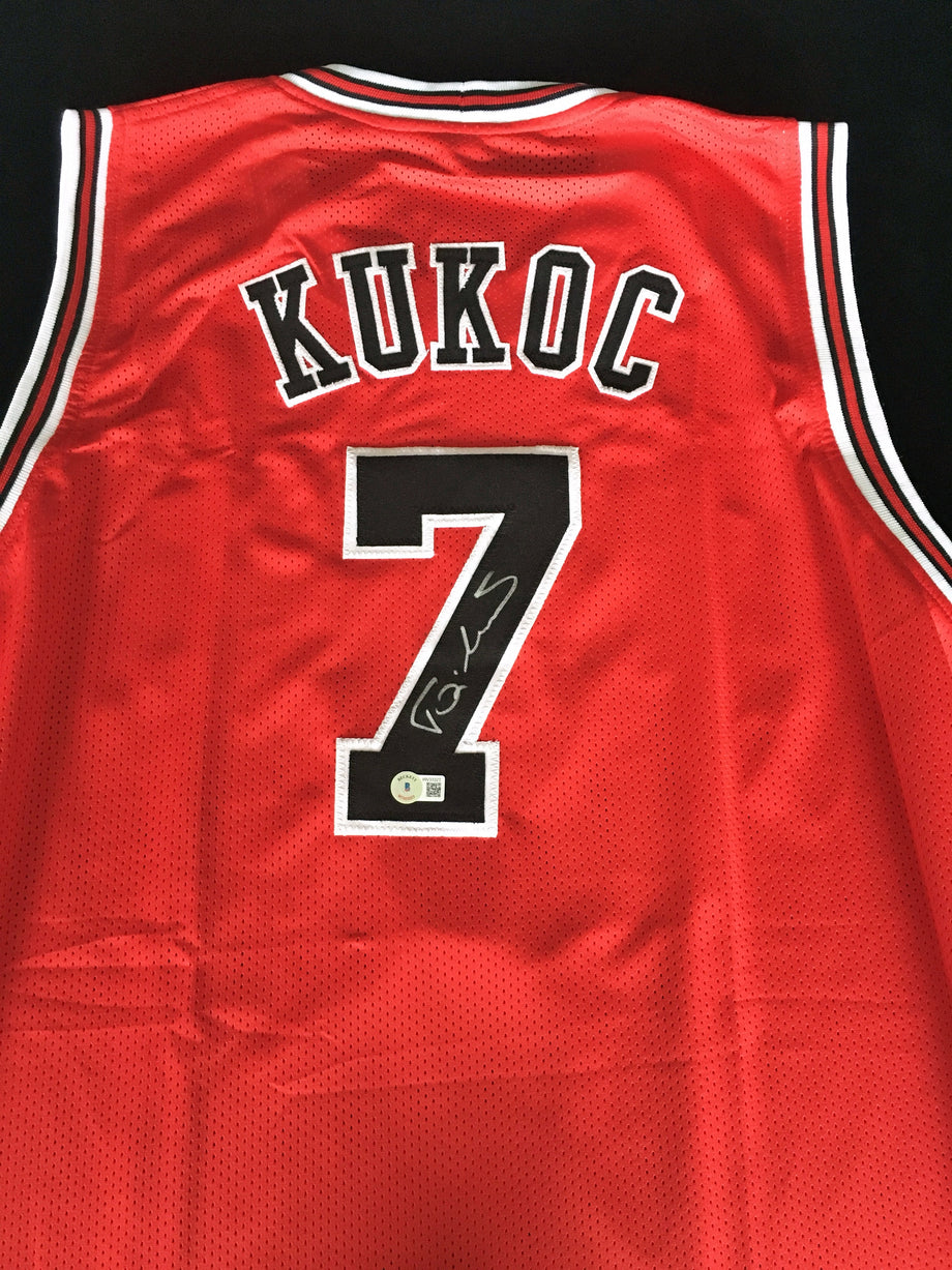 Toni Kukoc Chicago Bulls Signed Autographed Red #7 Custom Jersey JSA  Witnessed COA at 's Sports Collectibles Store