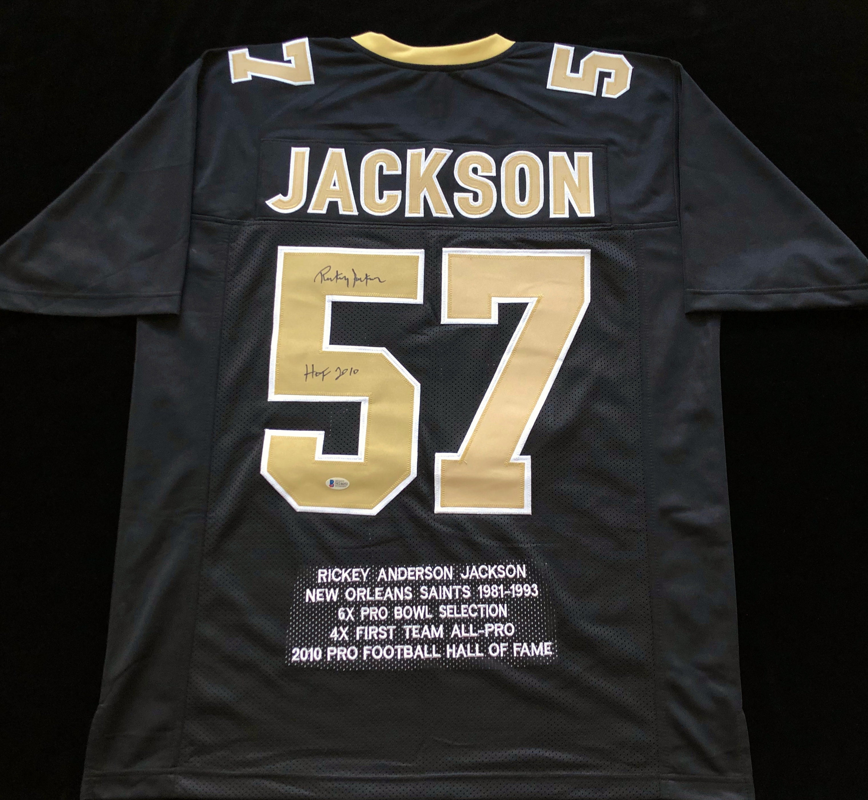 Rickey Jackson  New Orleans Saints Hall Of Fame