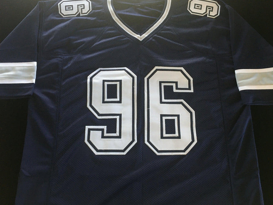 Neville Gallimore Autographed White Football Jersey: BM Authentics