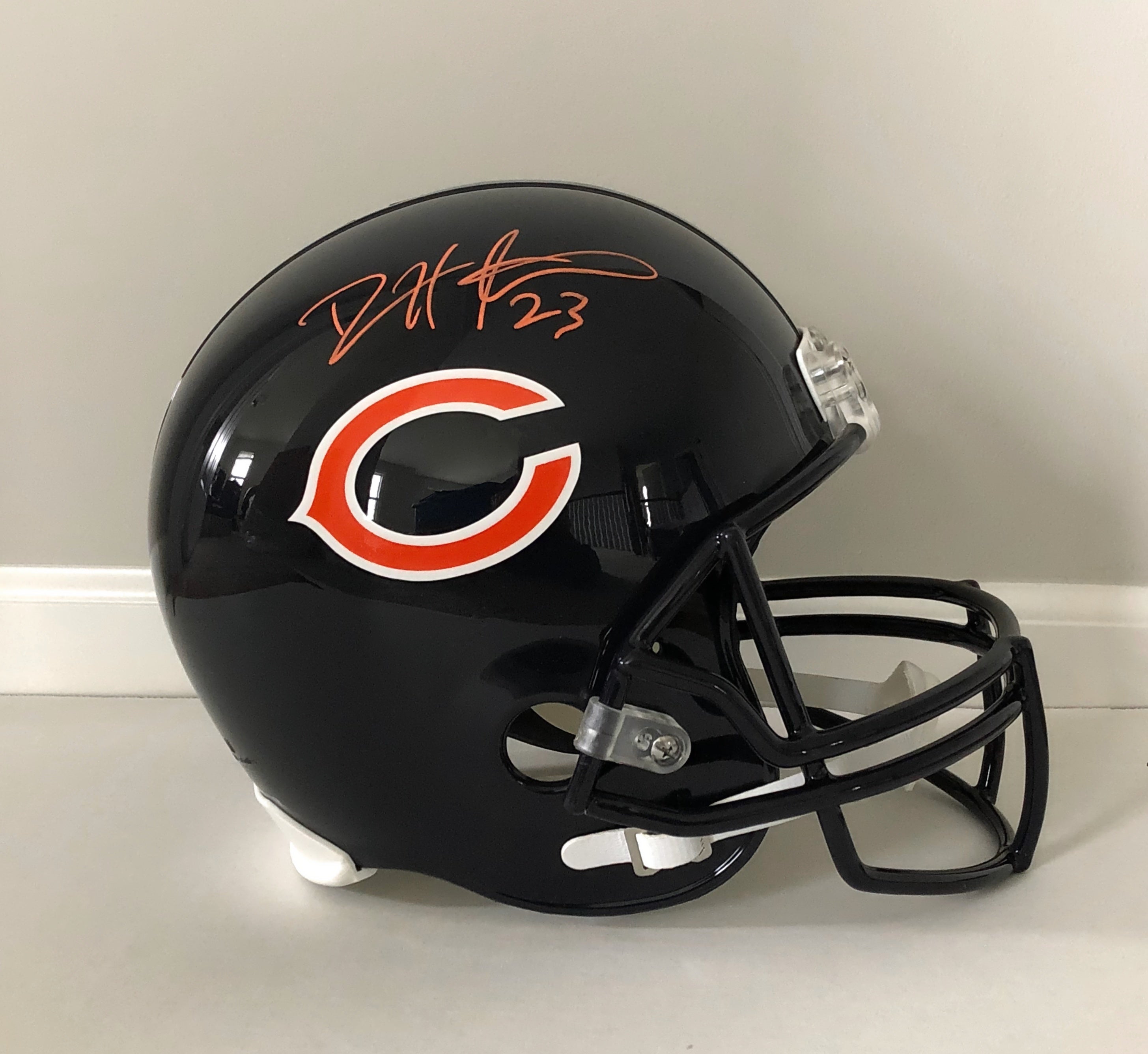 Devin Hester Chicago Bears Signed Full-Size Replica Football Helmet: BM  Authentics – HUMBL Authentics