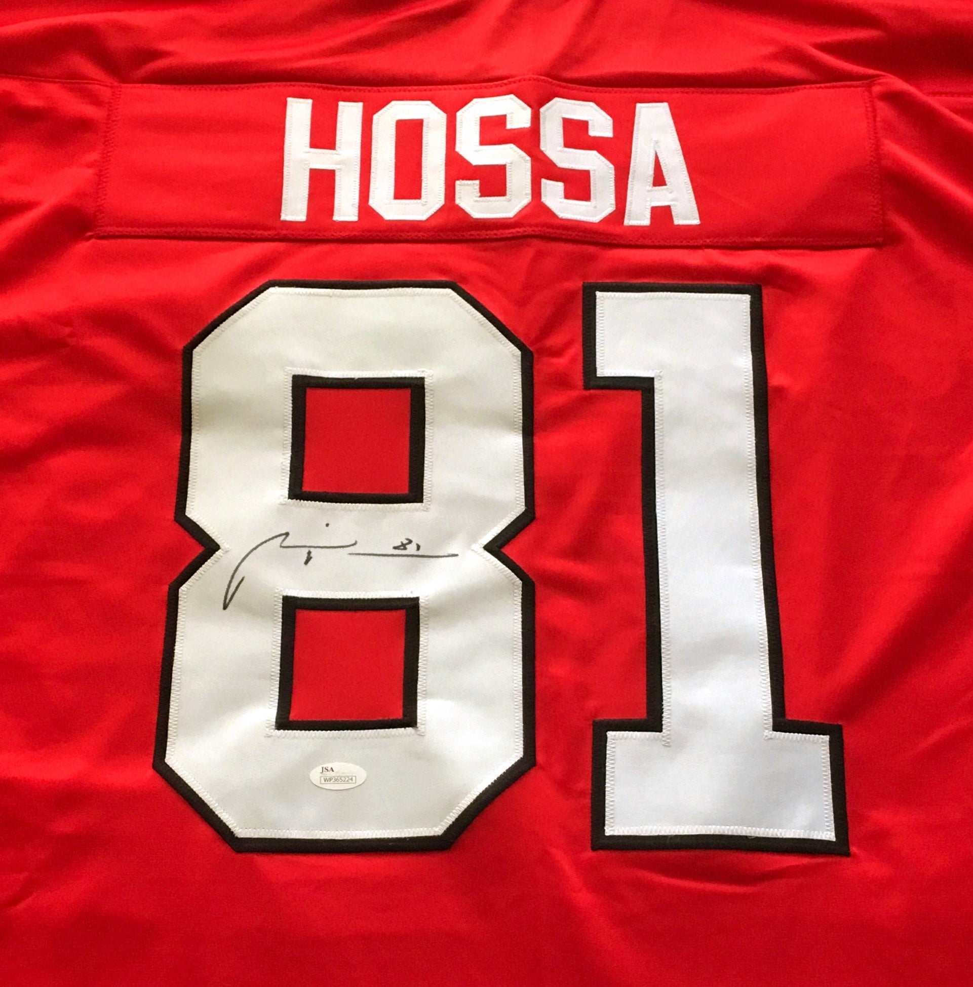Autographed Marian Hossa Jersey - 2013 Stanley Cup Reebok