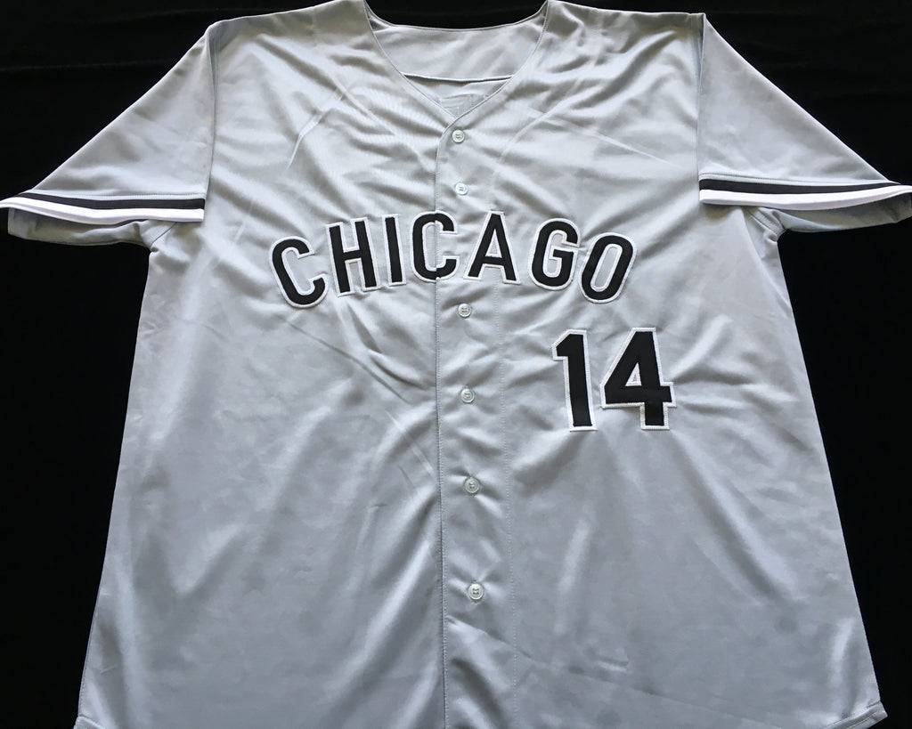 The RBI Special - Jose Abreu 2019 Game-Used Black Matte Helmet and 2019  Game-Used Grey Alternate Jersey