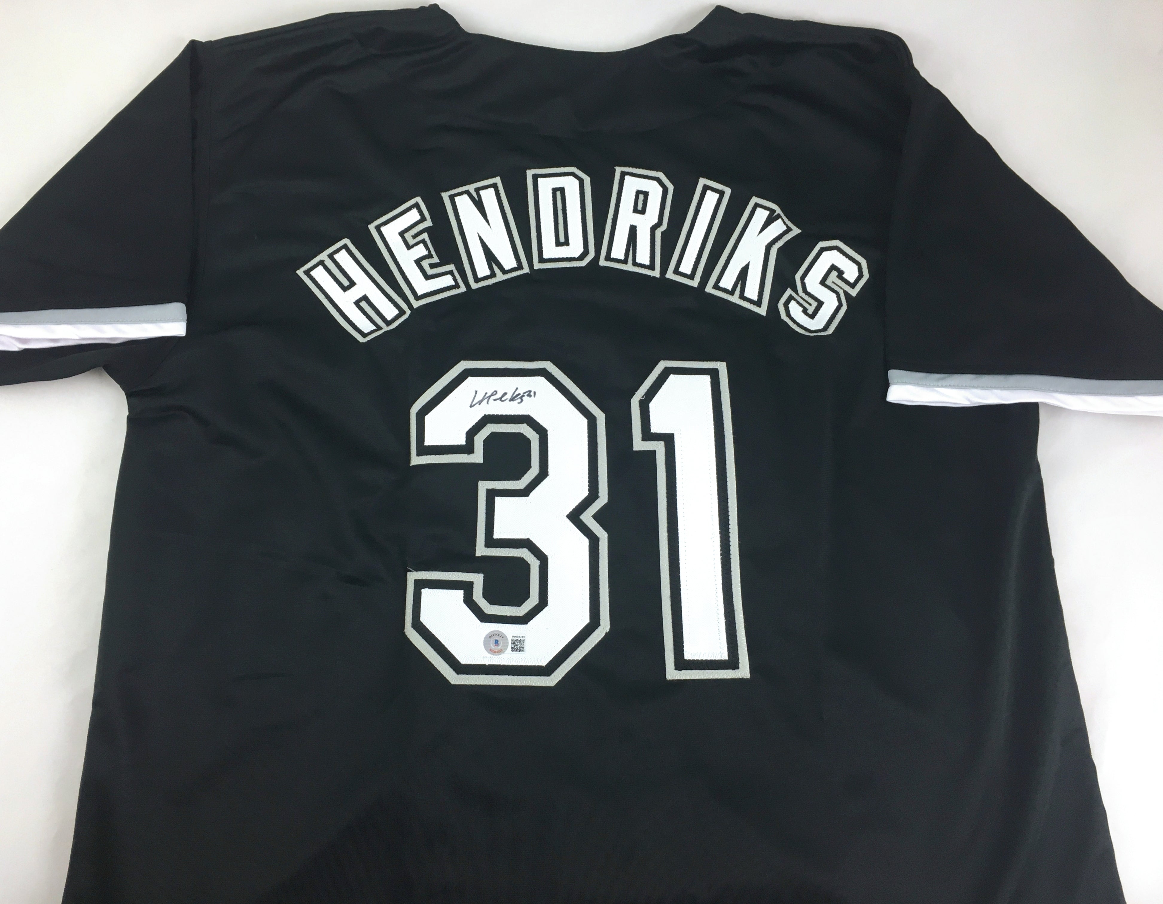 Liam Hendriks Autographed Black Baseball Jersey