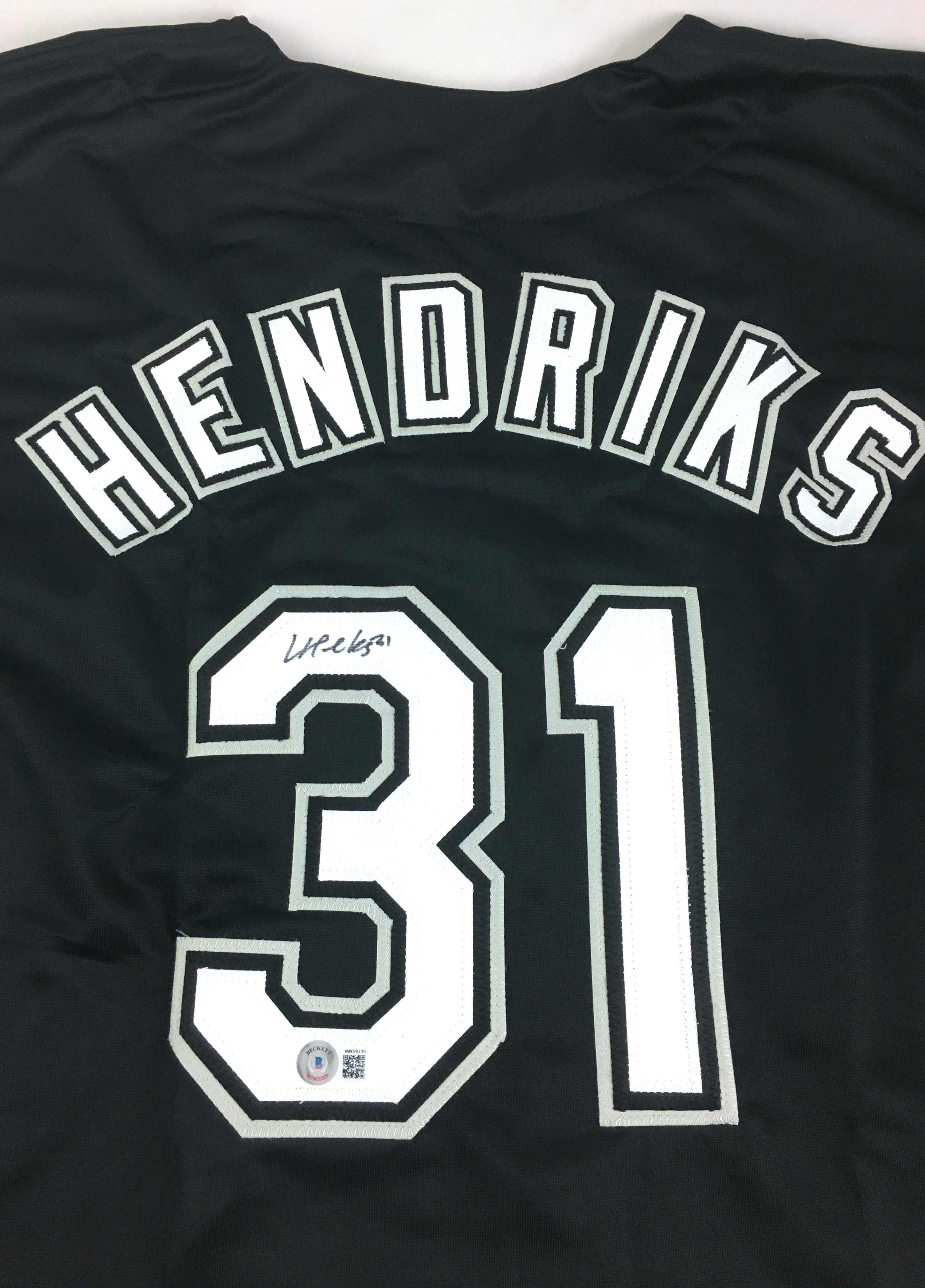 Liam Hendriks Autographed Black Baseball Jersey