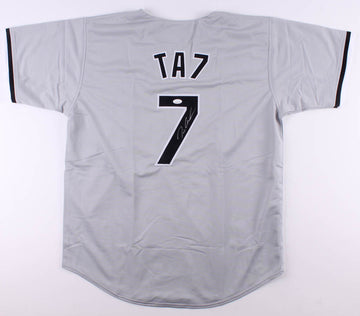 Tim Anderson Autographed White Pinstripe Jersey