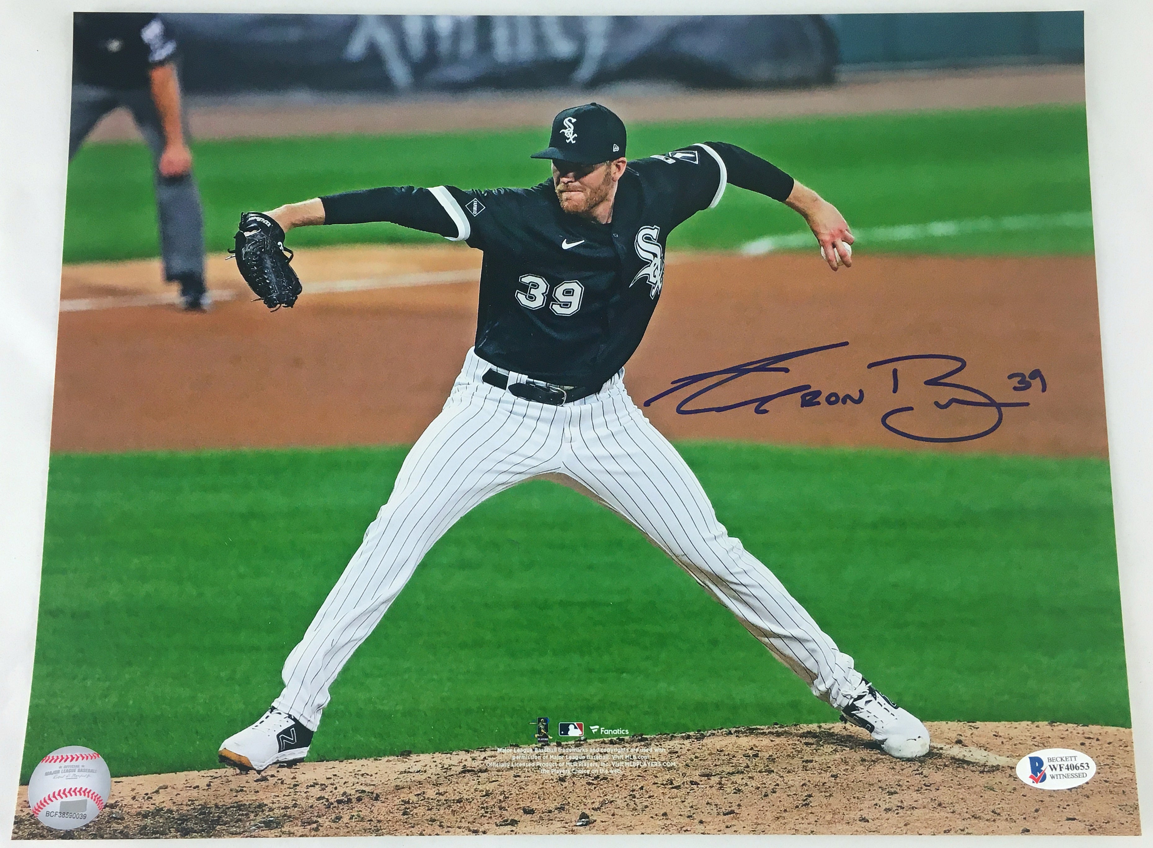 Aaron Bummer Chicago White Sox Pitcher Signed 11x14 Photo: BM