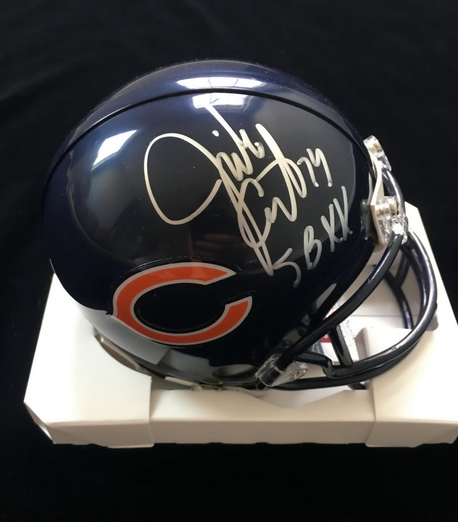 Dick Butkus Autographed Chicago Bears Throwback Mini Helmet Beckett HOF  79 BAS Stock #177833