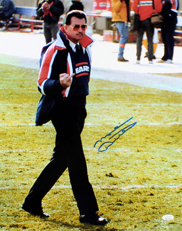 Mike Ditka Signed Sweater Vest (JSA COA)