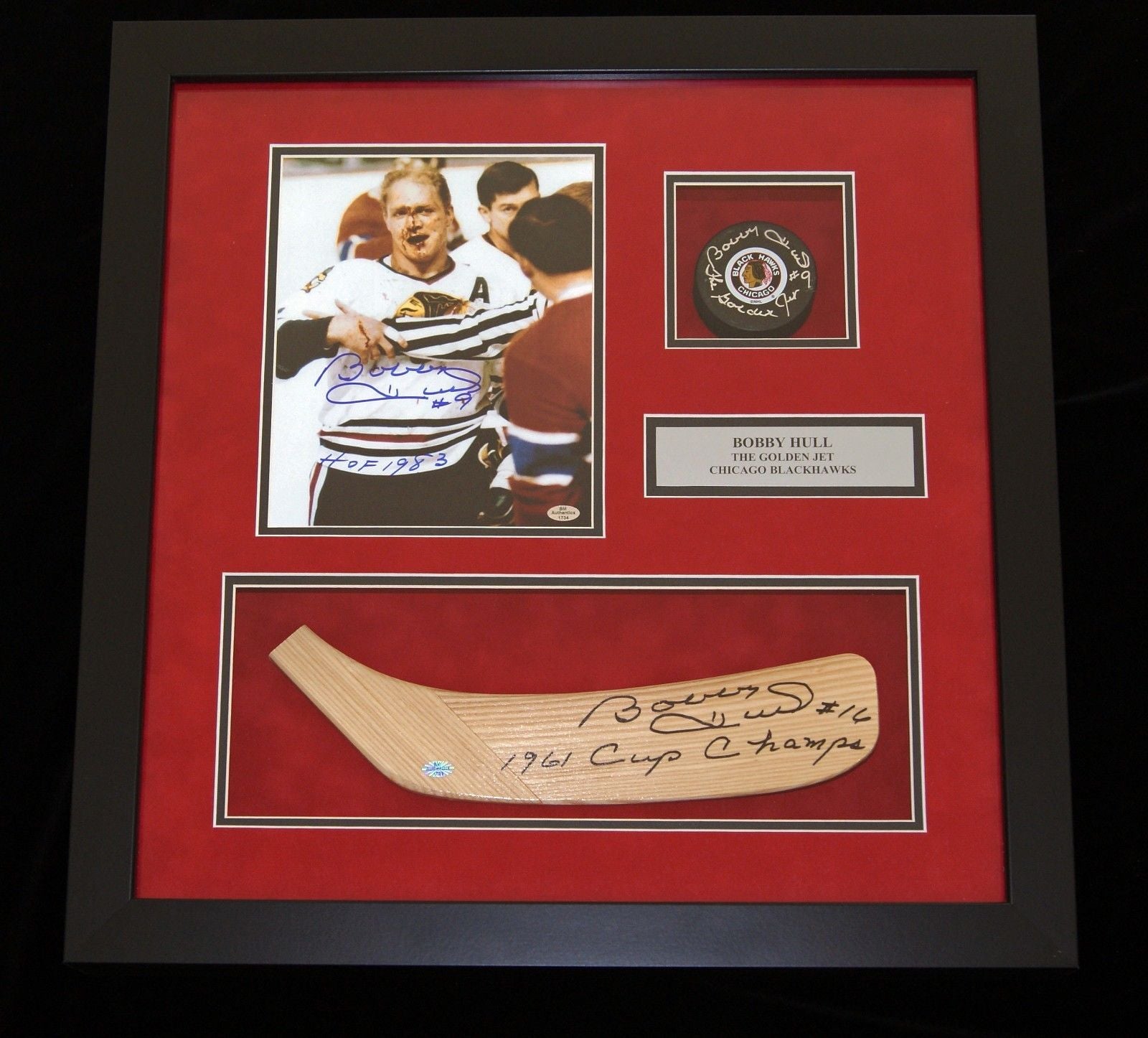 Chicago Blackhawks Hockey Sticks, Blackhawks Autographed Sticks