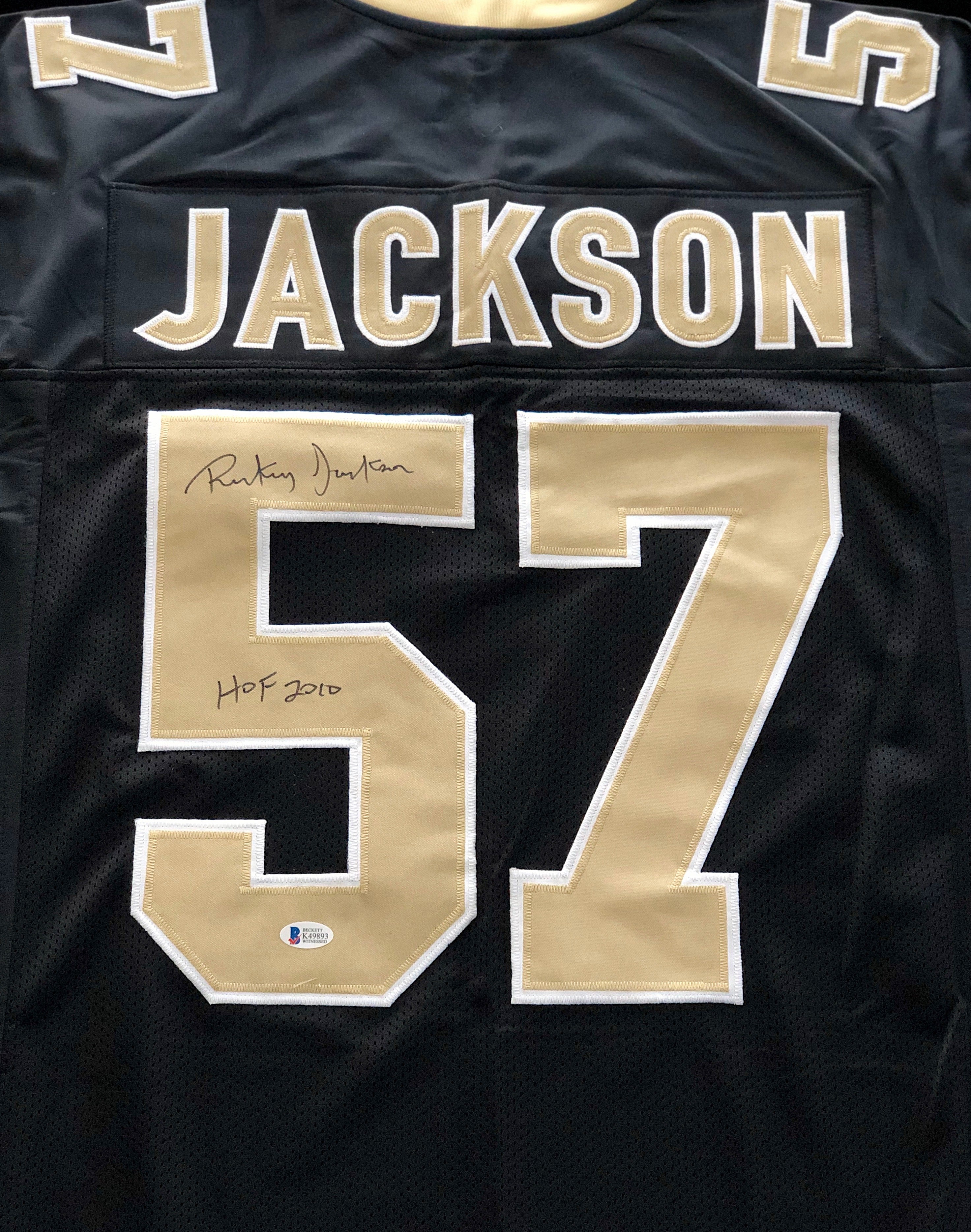 Rickey Jackson Signed Autographed Stat Football Jersey: BM Authentics –  HUMBL Authentics