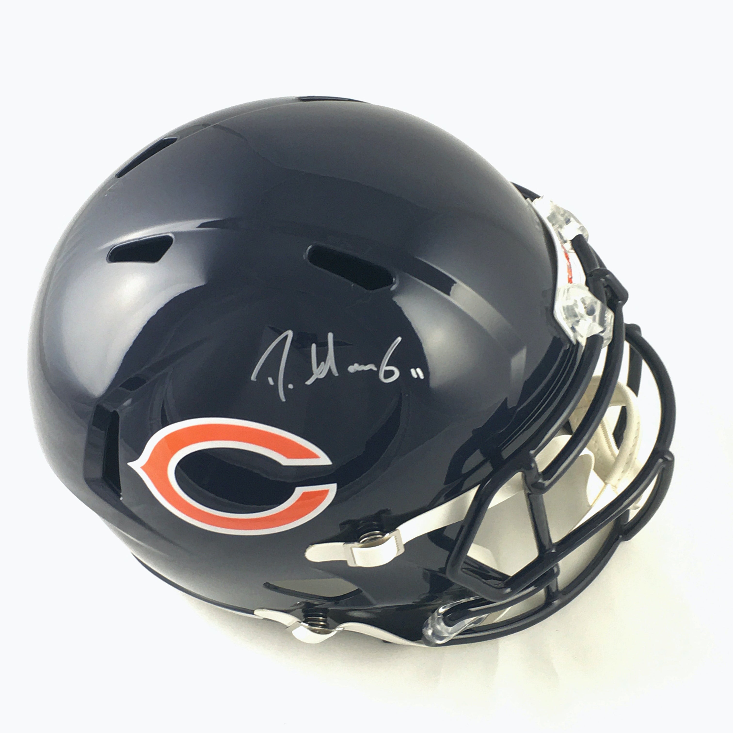 Darnell Mooney Chicago Bears Signed Blue Full-Size Speed Replica Football  Helmet: BM Authentics – HUMBL Authentics