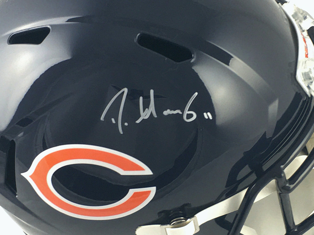 : Darnell Mooney Chicago Bears Signed Autographed Orange Flash  Mini Football Helmet with Beckett COA : Collectibles & Fine Art